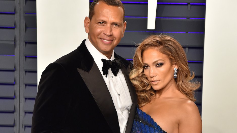 BEVERLY HILLS, CALIFORNIA - FEBRUARY 24: Jennifer Lopez and Alex Rodriguez attend the 2019 Vanity Fair Oscar Party Hosted By Radhika Jones at Wallis Annenberg Center for the Performing Arts on February 24, 2019 in Beverly Hills, California. (Photo by Axelle/Bauer-Griffin/FilmMagic)