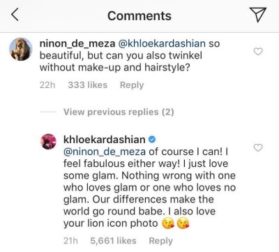 Khloe Kardashian claps back at troll