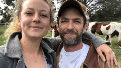 luke perry and his daughter