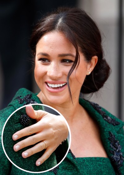 Meghan Markle Steps Out Without Wearing Her Engagement Ring