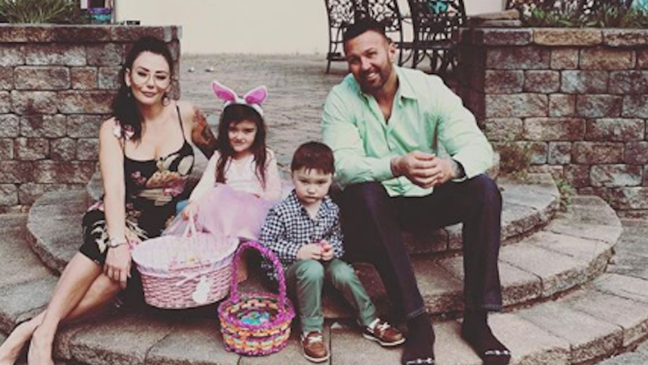 JWoww with Roger at Easter