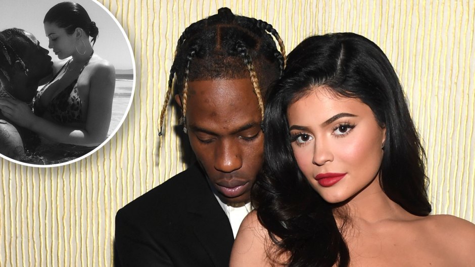 Kylie Jenner and Travis Scott Enjoy Sexy PDA in Pool During Baecation
