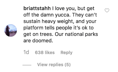 Miley Cyrus Joshua Tree comments