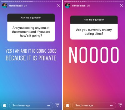 Danielle Jbali Answers Dating Questions on Instagram Story