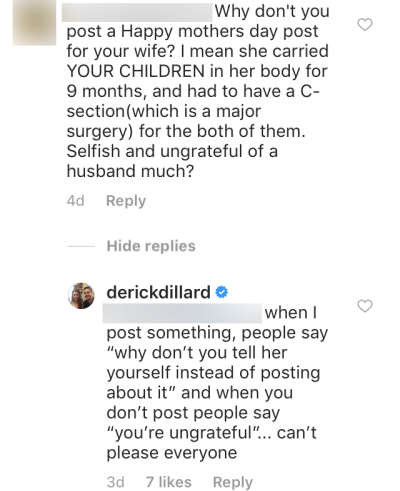 Derick Dillard Confronts Fan Who Calls Him Ungrateful