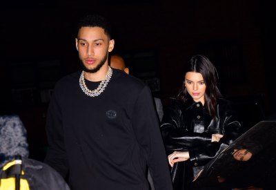 Kendall Jenner Walking With Ben Simmons in All Black
