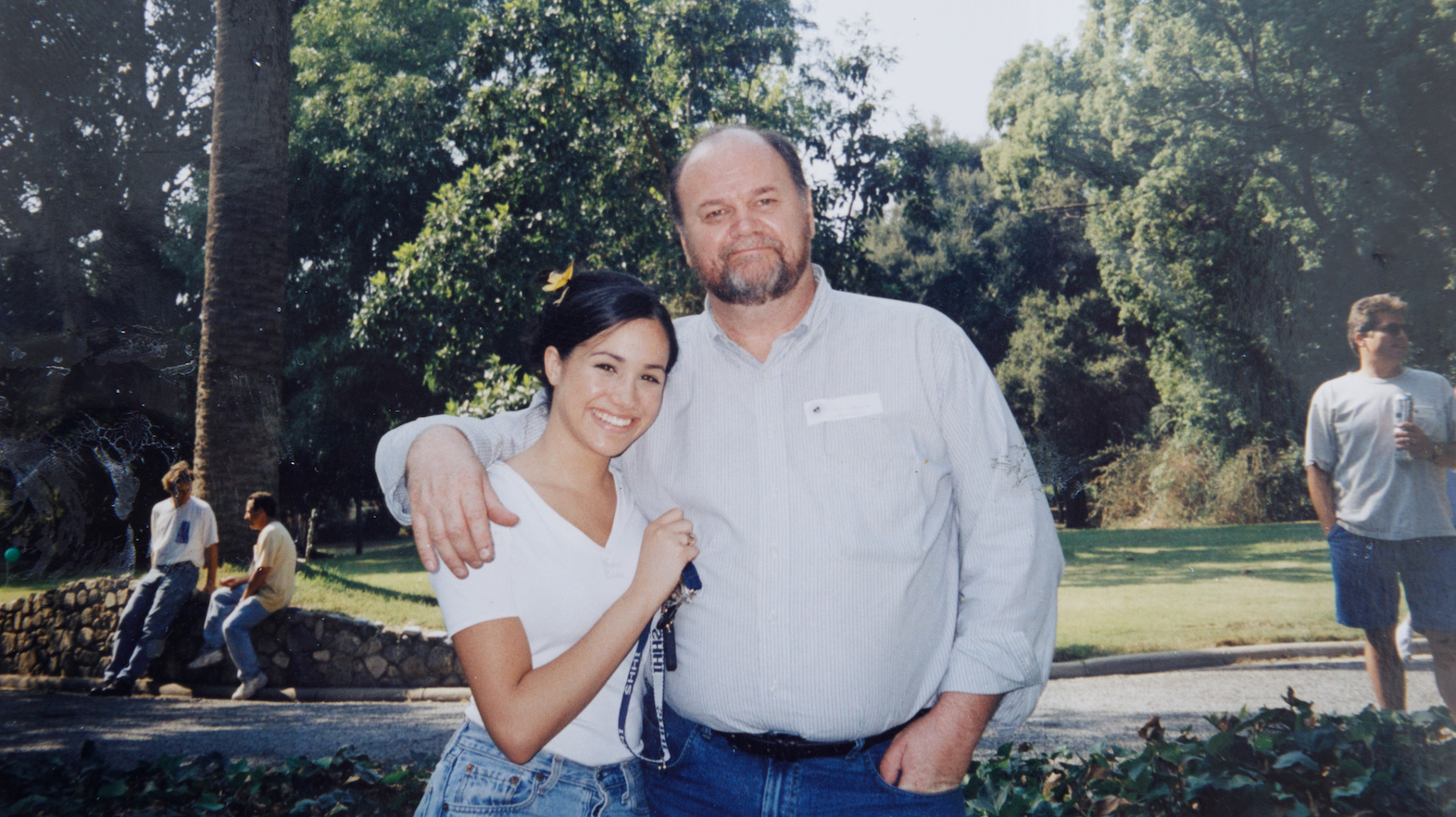 Meghan Markle With Dad Thomas