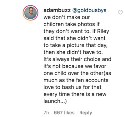 Adam Busby Clears the Air About Riley