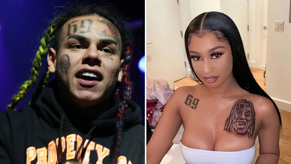 Tekashi69's Girlfriend Jade Shows Off Epic New Tattoo of His Face As He Remains In Prison