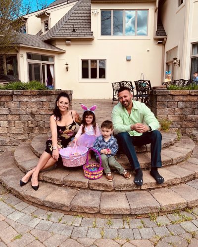 JWoww and Roger Mathews at a House for Easter