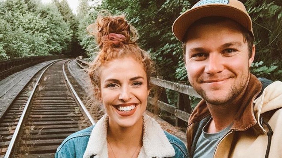 Jeremy Roloff Takes Selfie With Wife Audrey on Train Tracks
