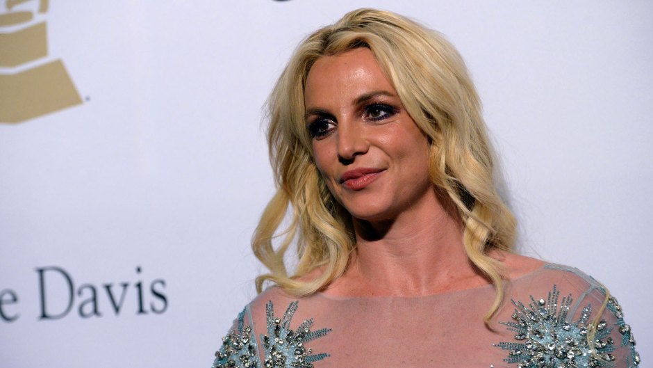 Britney Spears Smiling at an Event With a Sparkly Dress On