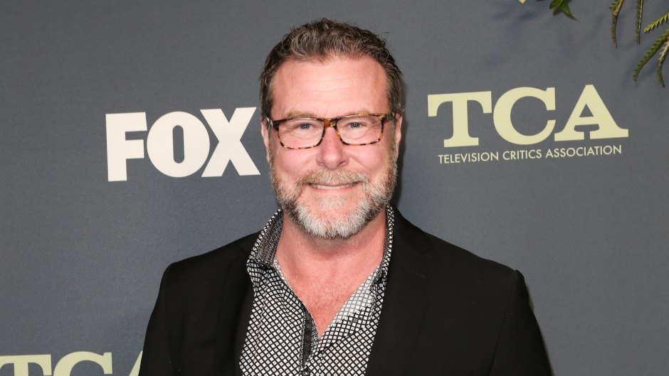 Dean McDermott Wearing Glasses and a Black Jacket at an Event