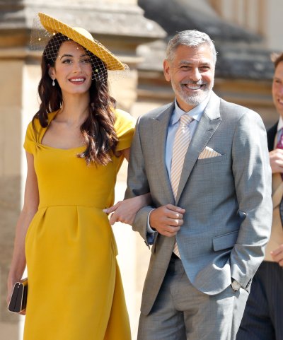 George And Amal Clooney At Royal Wedding