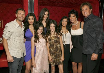 Ryan Seacrest With the Kardashian Clan