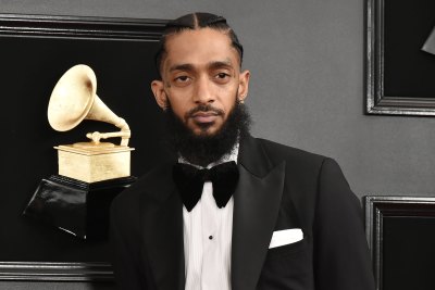 Nipsey Hussle Wearing a Suit at the Grammy Awards