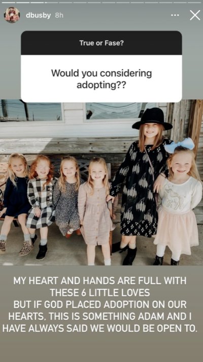 Danielle Busby Thoughts on Adoption