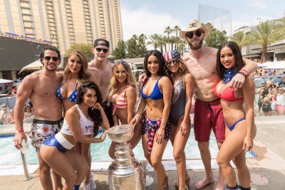 Tyson Fury and St. Louis Blues Party in Las Vegas