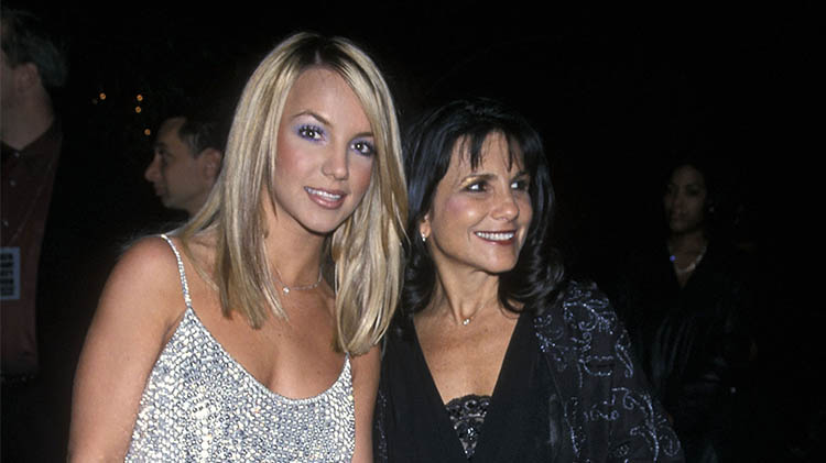 britney spears wears white sparkly top with mom lynne spears wearing black outfit britney spears mom lynne instagram comments