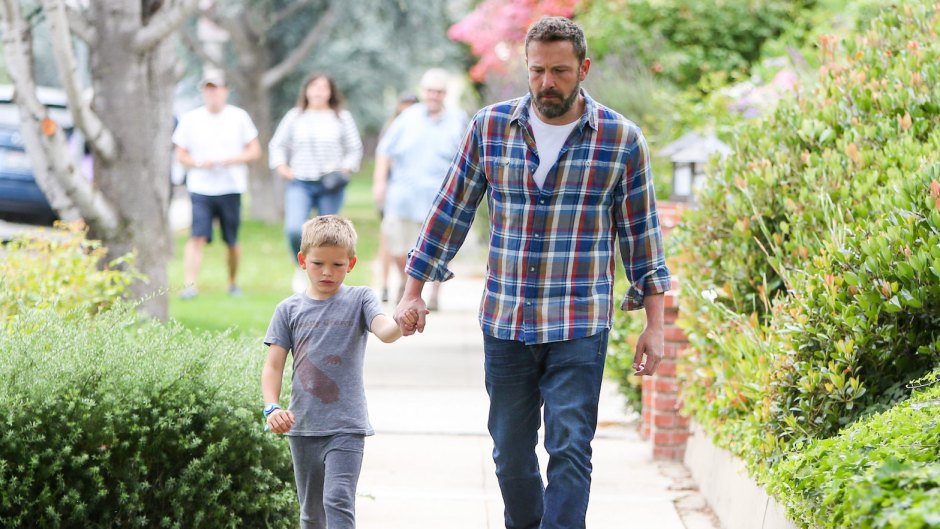 Ben Affleck Holding Hands With His Son