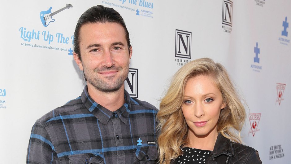 Brandon Jenner Wearing a Plaid Shirt With Ex-Wife Leah Jenner Wearing a Black Shirt