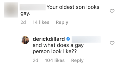 Derick Dillard Claps Back at Instagram Troll Over Gay Comments