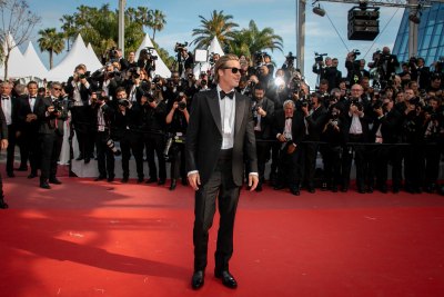 Brad Pitt Wearing a Tuxedo in Cannes