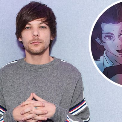 In-Let of Euphoria Larry Scene on Photo of Louis Tomlinson in Sweater