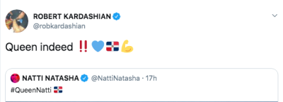 Rob Kardashian Flirting With Natti Natasha
