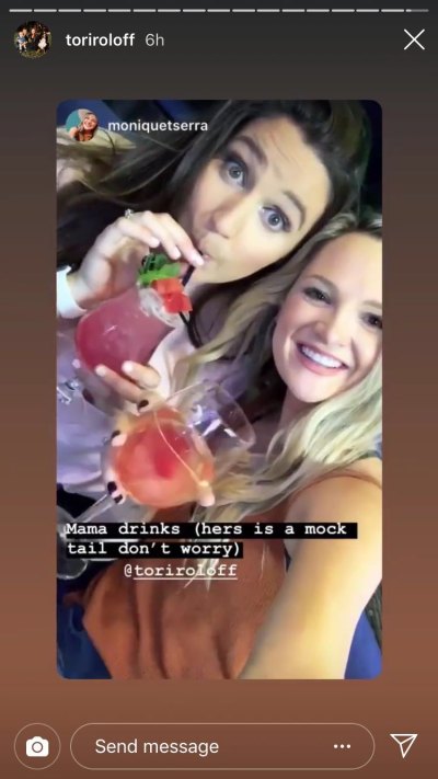 Tori Roloff Drinks A Mocktail