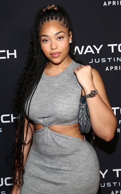 Jordyn Woods attends the Premiere Party For Justin Roberts' New Music Video