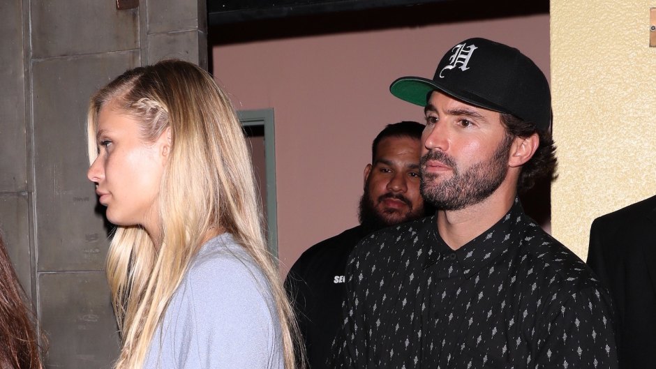 Brody Jenner Wearing a Black Outfit Walking Behind Josie Canseco