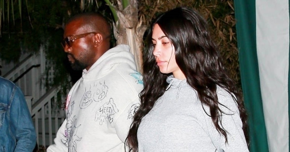 Kim Kardashian And Kanye West Look Tired During Santa Monica Date