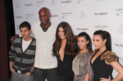 Lamar Odom With the Kardashian Family
