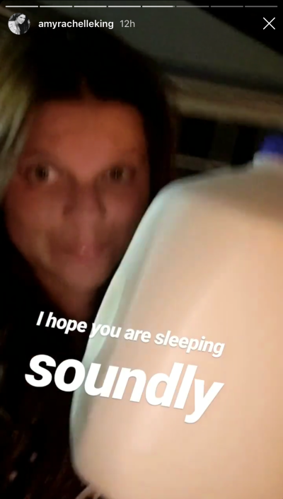 Amy Duggar Holding Milk