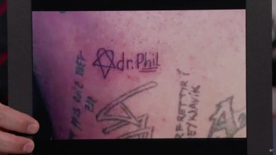 Bam Margera's Tattoo For Dr Phil