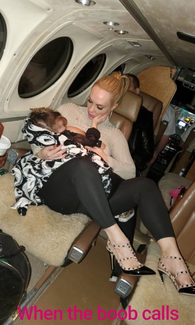 Coco Austin Breastfeeding Her 3-Year-Old Daughter