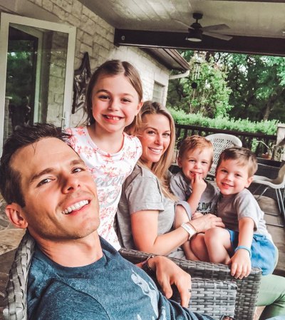 Granger Smith and His Family on His Porch