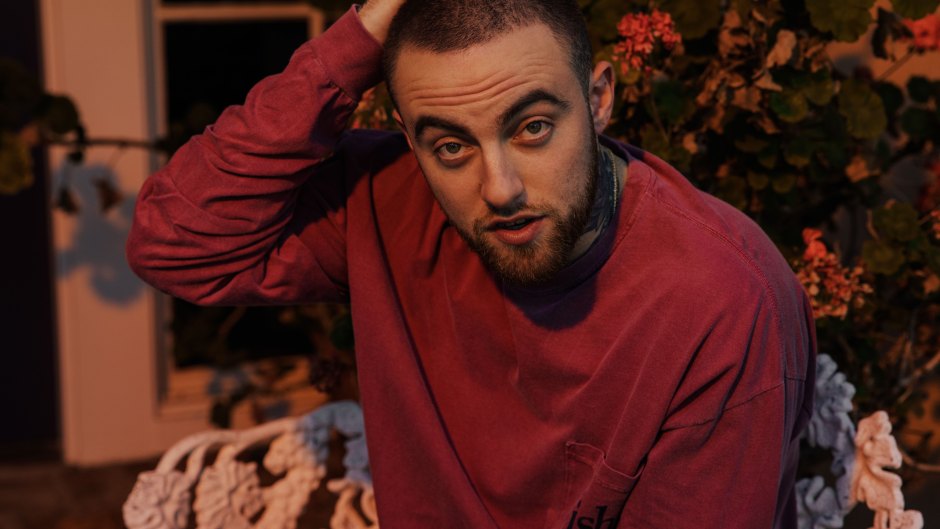 Mac Miller Poses in Photoshoot at Home