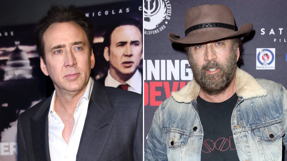 Nicolas Cage Full Beard and Brimmed Hat Unrecognizable