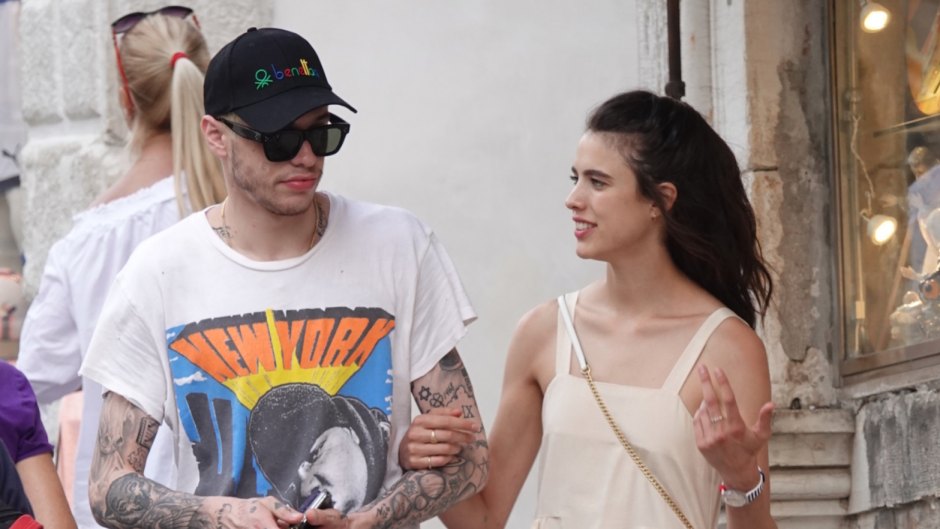 Pete Davidson and Margaret Qualley Walk Hand in Hand in Venice, Italy