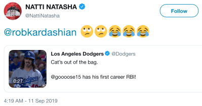 Rob Kardashian Flirt Natti Natasha Twitter