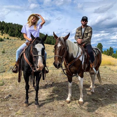 brody jenner and girlfriend josie canseco ride horses in the mountains brody jenner josie canseco instagram official
