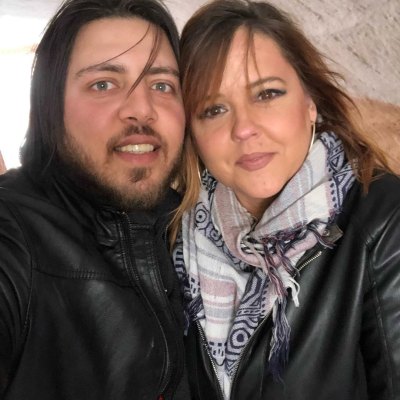 90 day fiance stars rebecca and zied both wear matching black leather jackets as they pose for a cute couple's selife 90 day fiance star rebecca slams zied's abuse claims from fans