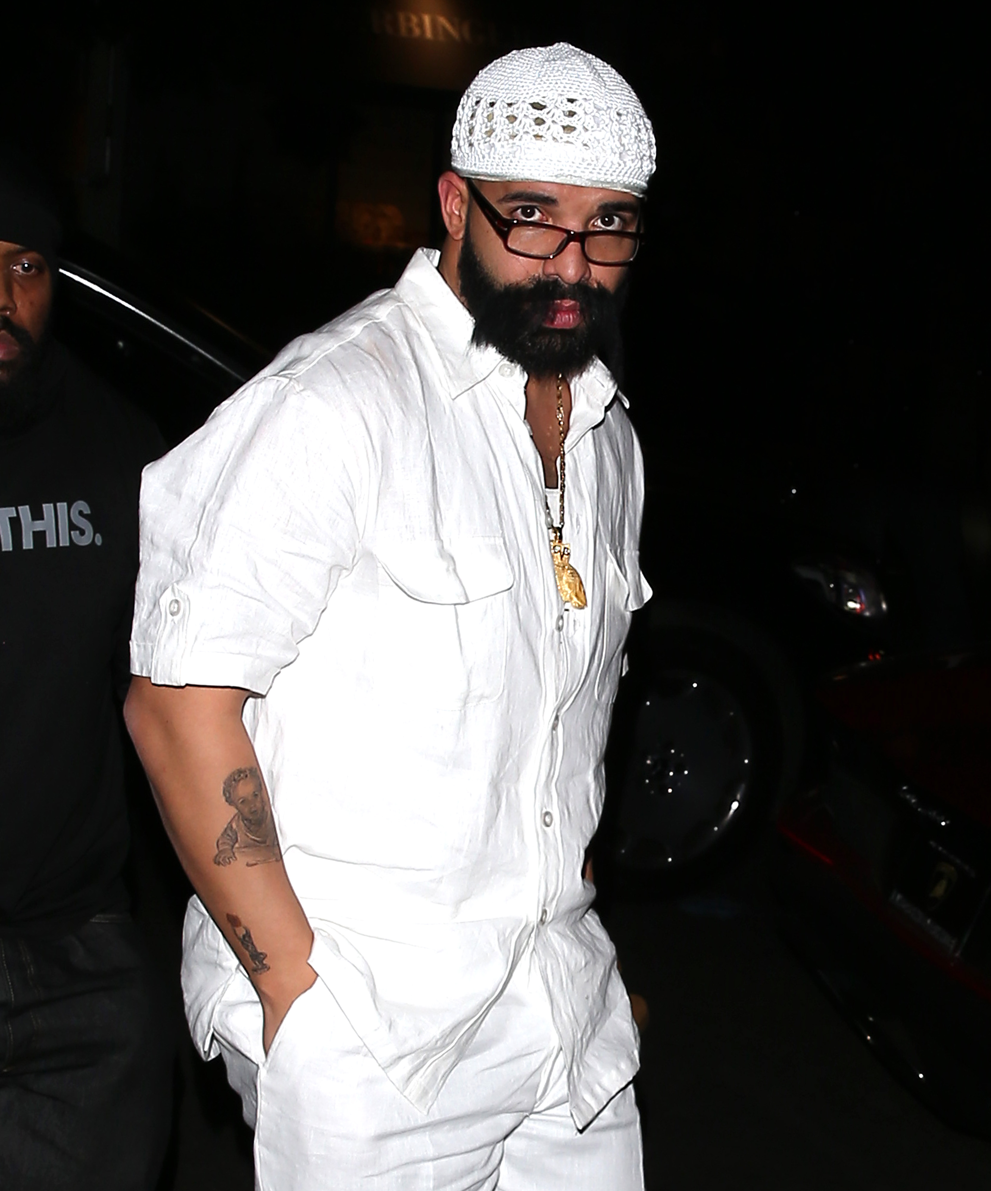Drake Dresses as His Dad at Halloween Party Amid Feud — See Photos