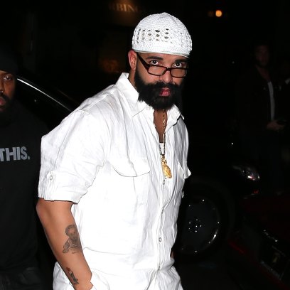 Drake Wearing a White Outfit for Halloween