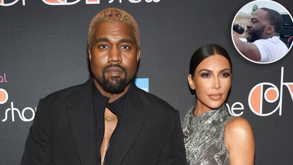 Former Prisoner Kim Kardashian West Helped Free Attends Kanye West Sunday Service Momolu Stewart Embraces Family after Prison release
