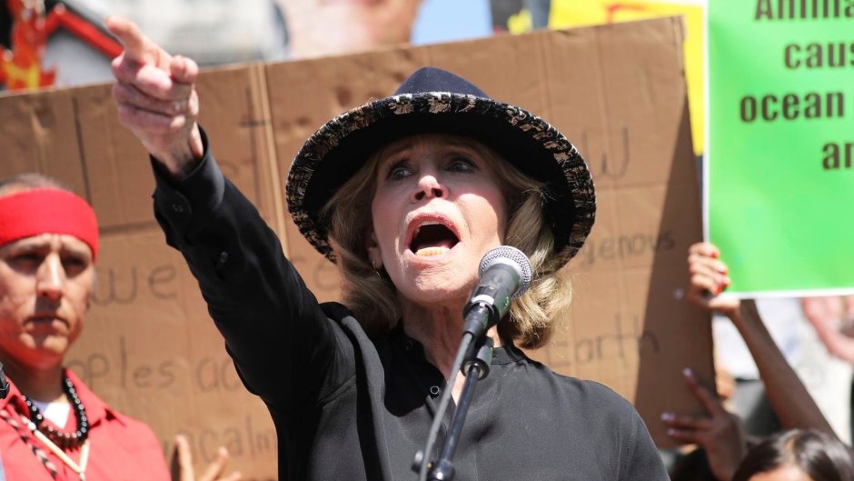 Jane Fonda Arrested Climate Change Rally Outside Capital Building