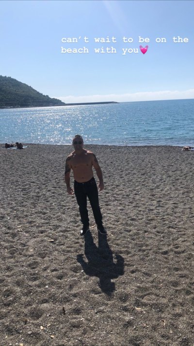 Joe Giudice Looks Happy Healthy Beach Italy