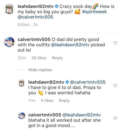 Leah Messer Ex Jeremy Calvert Flirt Comments Instagram